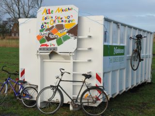 Oldorf - Protest für den Bau eines Radweges