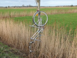 Oldorf - Protest für den Bau eines Radweges