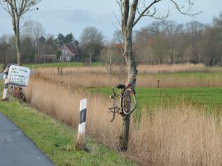 Oldorf - Protest für den Bau eines Radweges