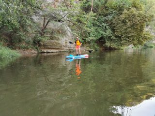 Entspanntes Paddeln auf der Saale Bad Kösen