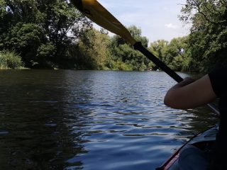 Entspanntes Paddeln auf der Saale Bad Kösen