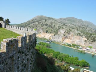 Buna River at Lake Shkodra