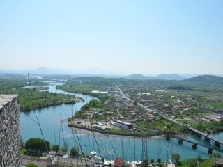 Buna River at Lake Shkodra
