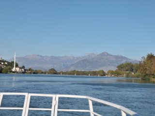 Buna River at Lake Shkodra
