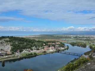 Buna River at Lake Shkodra