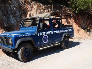Gleitschirmfliegen über Alanya