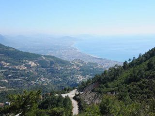 Gleitschirmfliegen über Alanya