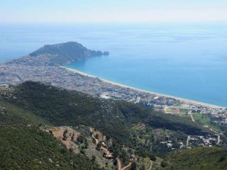 Gleitschirmfliegen über Alanya