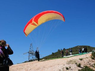 Gleitschirmfliegen über Alanya