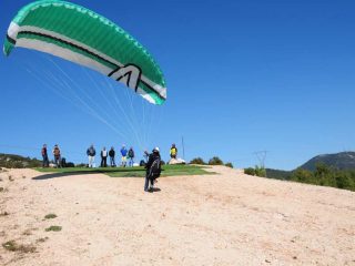 Gleitschirmfliegen über Alanya