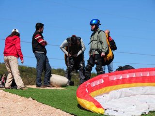 Gleitschirmfliegen über Alanya