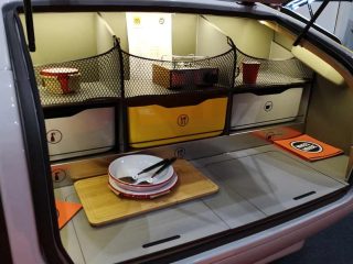 Tropfen-Wohnwagen aus Island