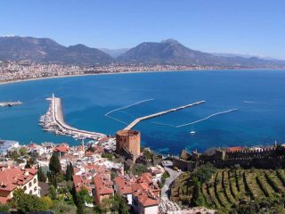 Alanya Hafenblick