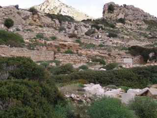 Knidos antike Stadtruinen