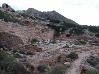 Knidos antike Stadtruinen