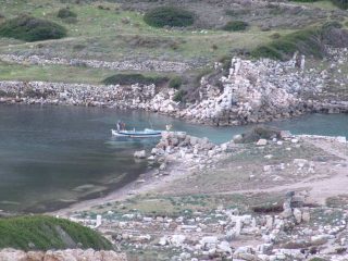 Knidos Hafeneinfahrt
