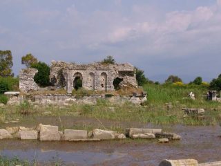 Ancient town of Miletus next to Menderes River