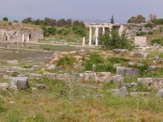 Ancient town of Miletus next to Menderes River