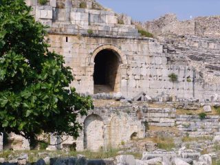 Ancient town of Miletus next to Menderes River