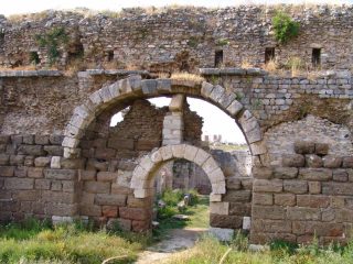 Ancient town of Miletus next to Menderes River
