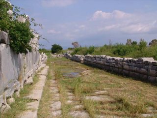 Ancient town of Miletus next to Menderes River