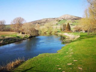 Biking along Unstrut Wine Route from Freyburg