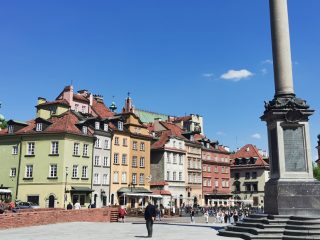 Spaziergang durch die Altstadt von Warschau