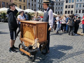 Spaziergang durch die Altstadt von Warschau