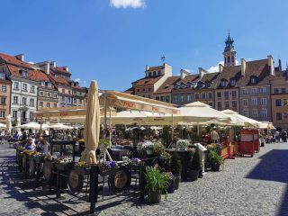 Spaziergang durch die Altstadt von Warschau
