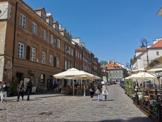 Spaziergang durch die Altstadt von Warschau