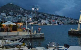 The seaside resort of Saranda - just a stone's throw to Corfu