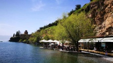 Ein besonderes Highlight in Ohrid - die hölzerne Uferpromenade