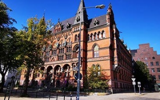 Der Rosengarten und Stadttore von Rostock