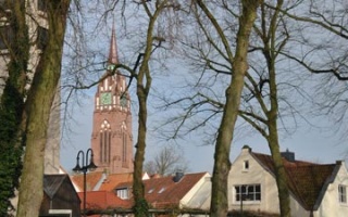 Belfry and weekly market of Jever