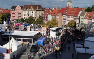 Citizens' festival in Erfurt on the day of German unity