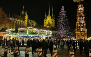 Erfurter Weihnachtsmarkt – Glühwein und Pfefferkuchen