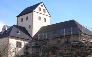 Historic monastery Mildenfurth near Wünschendorf