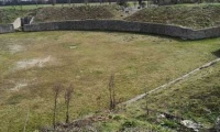 Petronell amphitheatre of Carnuntum next to Vienna