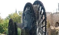 Norias - ancient Roman water wheels of Hama