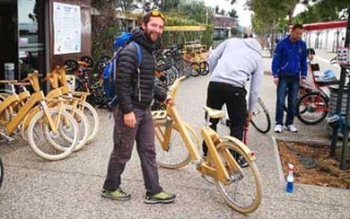 Wooden bicycles are 