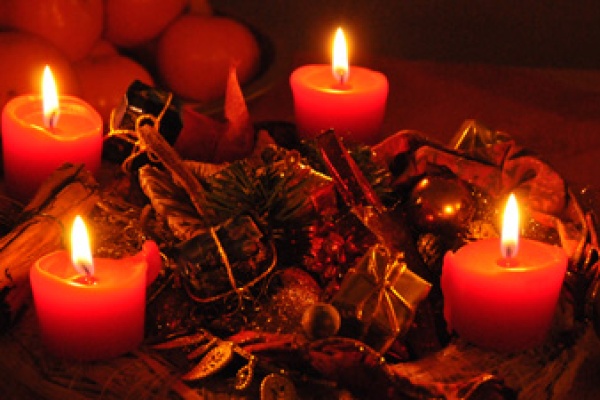 Advent wreath - decorative table element or religious symbol