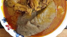 Konkonte Dish from Ghana - prepared by Mary