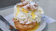 Cream puffs at the Oker dam