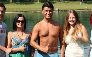 Kraulende Bodenseequerung