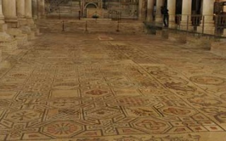 Aquileia - antikes Fußbodenmosaik